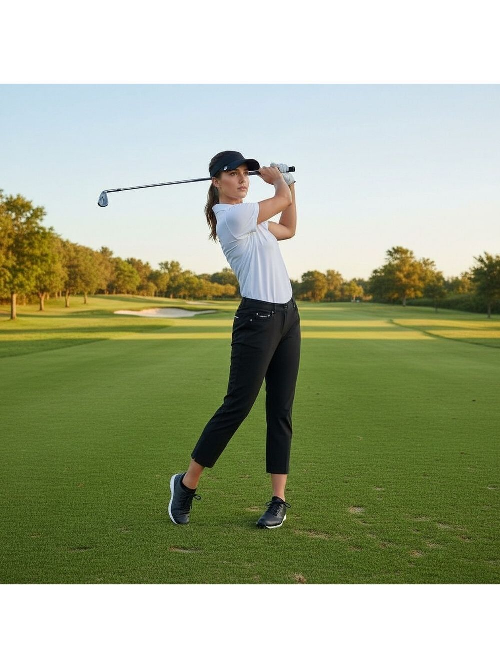 Jamie Sadock Black Golf Pants Size 6